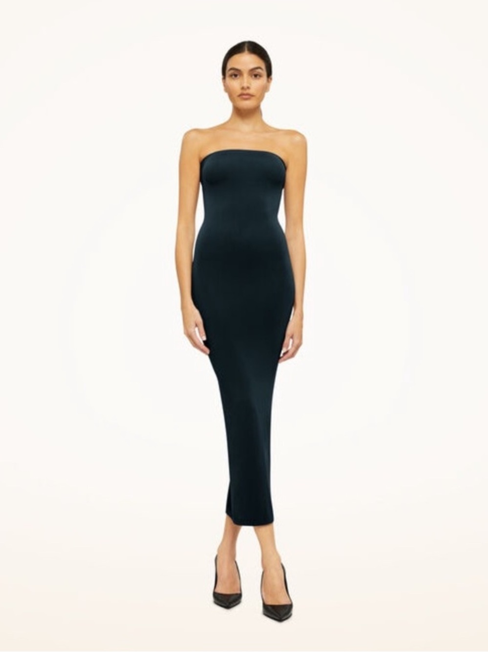 Wolford Fatal Black Tube Strapless Dress NEW